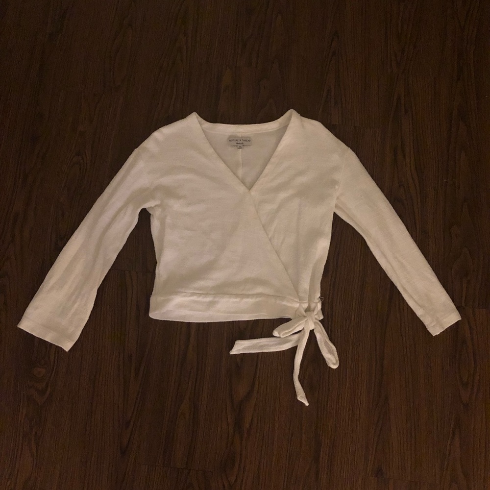 Wrap sweater